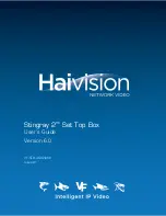 Haivision Stingray 2 User Manual preview