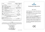 Предварительный просмотр 3 страницы hajdu 303.4 Z Manual