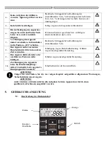 Предварительный просмотр 107 страницы hajdu HB200 Installation, Usage And Maintenance Manual