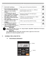 Preview for 109 page of hajdu HB300C Installation, Usage And Maintenance Manual