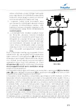 Предварительный просмотр 21 страницы hajdu HPT300 Installation, Operating And Maintenance Manual