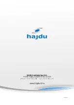 Предварительный просмотр 104 страницы hajdu HPT300 Installation, Operating And Maintenance Manual