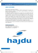 Preview for 16 page of hajdu IDE100S ErP Instructions For Installation And Use Manual