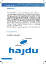 Preview for 42 page of hajdu IDE100S ErP Instructions For Installation And Use Manual