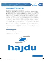 Preview for 55 page of hajdu IDE100S ErP Instructions For Installation And Use Manual