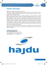 Preview for 69 page of hajdu IDE100S ErP Instructions For Installation And Use Manual