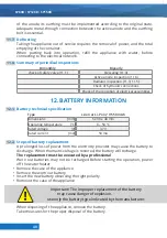 Предварительный просмотр 48 страницы hajdu Smiley SY80R Instructions For Installation And Use Manual