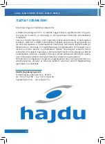 Preview for 4 page of hajdu Z100ErP Installation And Owner'S Manual