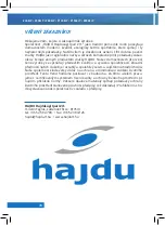 Preview for 70 page of hajdu Z100ErP Installation And Owner'S Manual