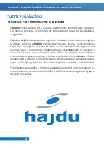 Предварительный просмотр 4 страницы hajdu Z120 SMART Installation And Owner'S Manual