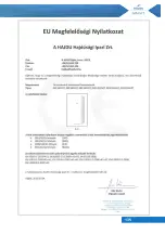 Предварительный просмотр 135 страницы hajdu Z120 SMART Installation And Owner'S Manual