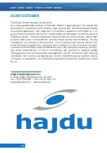 Preview for 16 page of hajdu Z30ErP Installation And Owner'S Manual