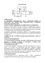 Preview for 9 page of hajdu ZF15 Instructions For Installation And Use Manual