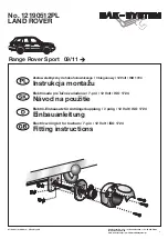 Hak-System 12190512PL Fitting Instructions Manual предпросмотр