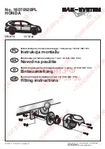 Предварительный просмотр 1 страницы Hak-System 16070520PL Fitting Instructions Manual