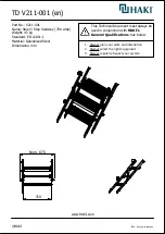 Preview for 1 page of Haki TD V211-001 Manual