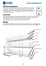 Preview for 4 page of Haki UNIVERSAL ALUMINIUM S4 User Manual