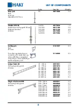 Preview for 5 page of Haki UNIVERSAL ALUMINIUM S4 User Manual