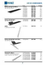 Preview for 7 page of Haki UNIVERSAL ALUMINIUM S4 User Manual