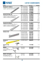 Preview for 8 page of Haki UNIVERSAL ALUMINIUM S4 User Manual