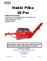 Preview for 1 page of Hakki Pilke 38 Pro PTO Instructions Manual