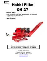 Hakki Pilke OH 27 Instructions For Assembly, Operation And Maintenance preview