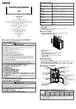 Preview for 2 page of Hakko Electronics 420 Instruction Manual