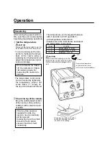 Preview for 8 page of Hakko Electronics 470B Instruction Manual