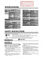Preview for 3 page of Hakko Electronics 703B Instruction Manual