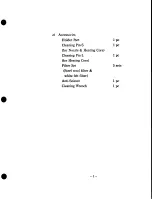 Preview for 5 page of Hakko Electronics 707 Instruction Manual