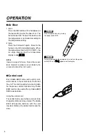 Preview for 6 page of Hakko Electronics 850D Instruction Manual