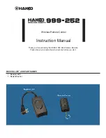 Preview for 1 page of Hakko Electronics 999-252 Instruction Manual