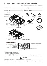 Preview for 3 page of Hakko Electronics FG-101B Instruction Manual