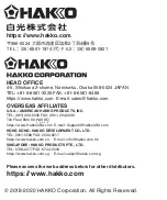 Preview for 6 page of Hakko Electronics FG-470 User Manual