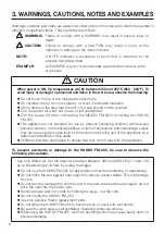 Preview for 4 page of Hakko Electronics FM-205 Instruction Manual