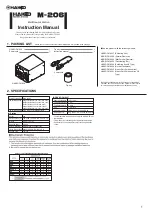 Preview for 1 page of Hakko Electronics fm-206 Instruction Manual