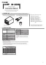 Предварительный просмотр 1 страницы Hakko Electronics fm-206 Instruction Manual