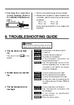 Preview for 9 page of Hakko Electronics FM2022-02 Instruction Manual