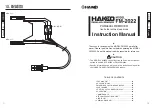 Hakko Electronics FM2022-05 Instruction Manual предпросмотр