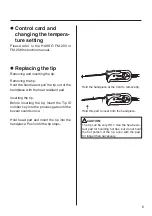 Preview for 8 page of Hakko Electronics FM2023-05 Instruction Manual