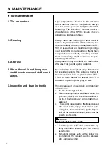 Preview for 8 page of Hakko Electronics FP-101 Instruction Manual