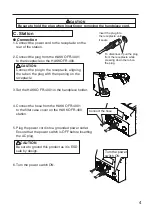 Preview for 5 page of Hakko Electronics FR-400 Instruction Manual