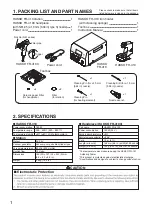 Preview for 2 page of Hakko Electronics FR-4103 Instruction Manual