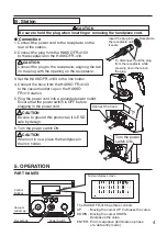 Preview for 5 page of Hakko Electronics FR-4103 Instruction Manual