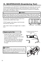 Preview for 36 page of Hakko Electronics FR-702 Instruction Manual
