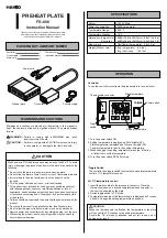 Preview for 1 page of Hakko Electronics FR-860 Instruction Manual