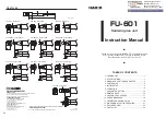 Preview for 1 page of Hakko Electronics FU-601 Instruction Manual