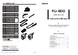 Preview for 24 page of Hakko Electronics FU500-71X Instruction Manual