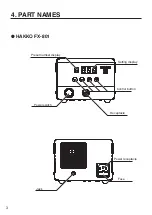 Preview for 4 page of Hakko Electronics FX?801 Instruction Manual