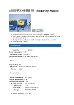 Preview for 1 page of Hakko Electronics FX-952 Manual